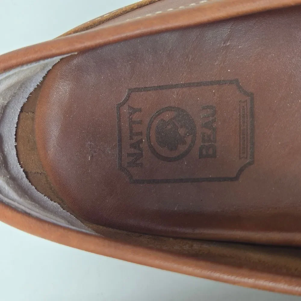 NATTY BEAU Men’s Penny Loafer Oxfords Leather Dress Shoes Sz 12‎ M